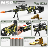 Pistolet à balles souples rétractable Handi 97CM MSR, camouflage, tir manuel, jouet d'aventure en plein air pour enfants