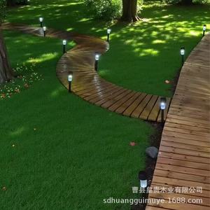 Baldosas de Madera para Caminos de Jardín, Entrelazadas, Color Marrón Claro, Forma Irregular, para Exteriores, Antideslizantes y Resistentes al Desgaste - Product Image 3