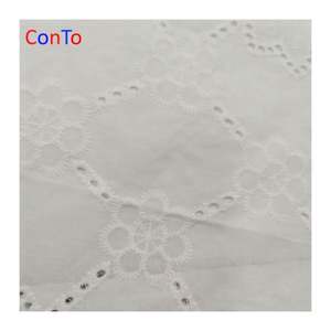 Tissu en coton marocain brodé de dentelle <span class=keywords><strong>suisse</strong></span> de haute qualité - Product Image 4