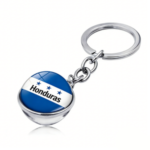 Wholesale Honduras Nicaragua Panama Costa Rica Style Unique Souvenir Gift Glass Keychain