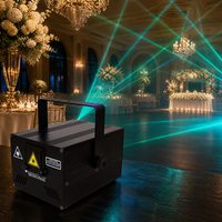 Projecteur Laser DJ 3W APP pour Mariage 2026 Cendrillon RGBW Blanc Froid Pleine Couleur Contrôle Sans Fil DMX512 IP33 Animation Spectaculaire
