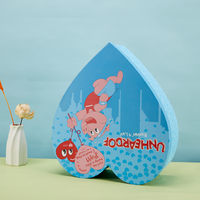 Boîte rigide en papier personnalisée, impression couleur intégrale, vente en gros, haute qualité, base et couvercle en forme de cœur, pour cadeaux de la Saint-Valentin et cosmétiques
