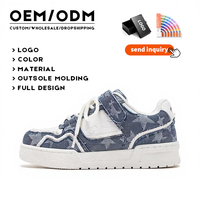 Sneaker originale de haute qualité personnalisée. Baskets en cuir pour hommes, colorées, à lacets, respirantes, décontractées, vente en gros, fabricant
