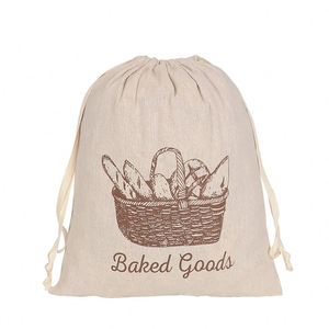 Sac en toile de coton et lin bio, extra large, pliable, avec motif lettres, imprimé logo personnalisé, écologique, réutilisable, vente en gros - Product Image 3
