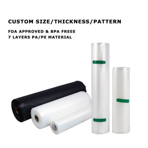 ถุงพลาสติกม้วนสำหรับเครื่องซีลสูญญากาศ พร้อมคุณสมบัติการซีลด้วยความร้อน สำหรับการซีลอาหาร - Product Image 2