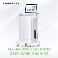 7 in 1 High Frequency Micro Current Massage Hair Follicle Analyzer Scalp Massager for Hair Growth Vacuum Neck Shoulder Massager