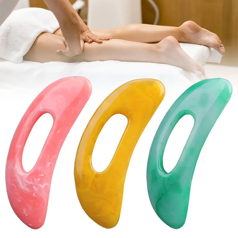 Body Scraping Board Hars Lymfedrainage Massager Schrapen Spa Massage Tool Spier Met Handvat Lichaam Vormgeven Mannen En Vrouwen