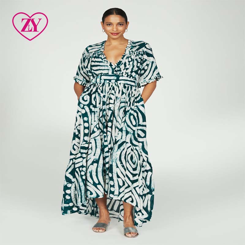 Wholesale Custom Plus Size African Adire Maxi Dress Green White for Weddings Cultural Events Cotton Material for Summer Fashion| Alibaba.com Wholesale Custom Plus Size African Adire Maxi Dress Green White for Weddings Cultural Events Cotton Material for Summer Fashion| Alibaba.com