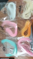 Dyed-Pearl Flash abou Akzent Bunte Crystal Flash Fly Angelschnur 12 Packs Fliegen binde material für Make Fishing Lure