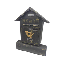 Nouveau design de haute qualité Boîte aux lettres murale en métal Finition de revêtement en poudre durable Caractéristiques imperméables et antivol
