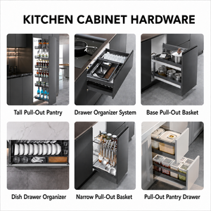 Modern Design Kitchen Cabinets Matte Finish <strong>Thin</strong> Stone Countertop Bar Pulls Tall Cabinet Kitchen <strong>Cupboard</strong> for Apartment - Product Image 3