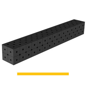 Bloque de conexión 1500x200x200mm SteelPlus GPPH, espesor 12mm, agujeros 16mm rejilla diagonal - Product Image 1