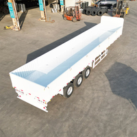 Semi-remorque à paroi latérale polyvalente LUYI pour conteneurs de 20 pieds, 30 pieds, 40 pieds et transport de marchandises générales, remorque de camion
