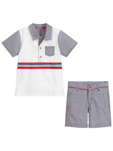 <span class=keywords><strong>Marque</strong></span> OEM Fashion Style Bouquite Ensemble de vêtements pour enfants pour garçon Ensemble de vêtements d'été pour garçons - Product Image 3