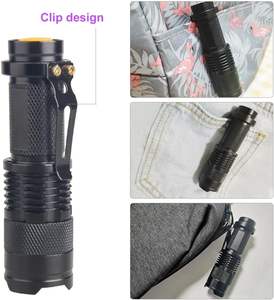 Linterna UV LED Mini al por Mayor, Luz Negra 395nm Q5, Linternas Tácticas de Aluminio para Verificar Dinero - Product Image 6