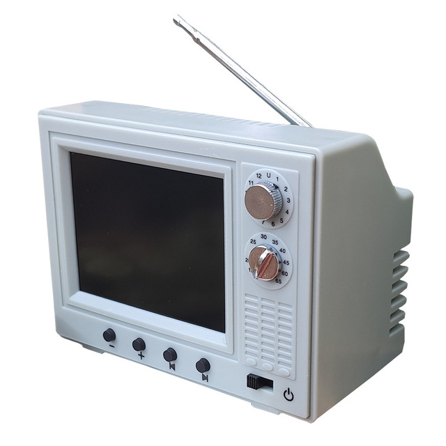2025 New Design Mini Tv Miniature Scene Furniture Model with Screen for Decoration