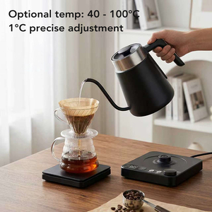 Suitable New Modern Design Home Household 220v Intelligent Temperature Setting Gooseneck Spout <b>Water</b> <b>Kettle</b> for Coffee 1 Liter - Product Image 5