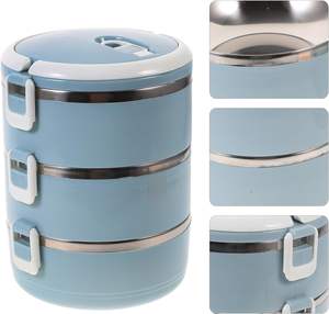 Portable Multi-layer Lunch Box Stainless Steel <b>Bento</b> Lunch Container Leak-Proof Food <b>Bento</b> Box Leak-Proof <b>Lunchbox</b> - Product Image 4