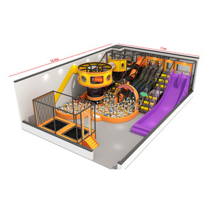 Modular sân chơi trong nhà đồ chơi cho sân chơi trong nhà heppy trong nhà mềm chơi - Product Image 2