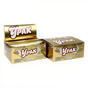 Ypak Tùy Chỉnh Nhựa Mylar Giáng Sinh Holographic Tái Chế Vật Liệu Dây Kéo Top Cookie Kẹo Gummies Nhai Kẹo Cao Su Túi Hộp Giấy - Product Image 3