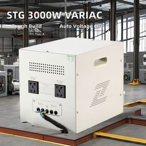 Regulador de Voltaje Automático Monofásico STG 3000W, Variac, Transformador, Entrada 220V, Frecuencia 50Hz - Product Image 3