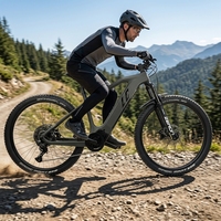 Vélo de montagne à cadre rigide Bafang M510 36V 95NM en fibre de carbone, moteur central léger, 11 vitesses, freins à disque hydrauliques