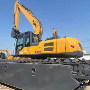 हॉट सेलिंग xe220sl 22 टन उभयचर खुदाई ड्रेजिंग परियोजनाओं के लिए फ्लोटिंग स्वैम्प डिगर - Product Image 1