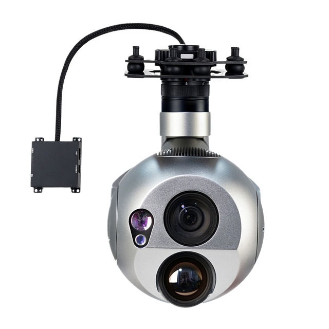 A40TR-35 Triple Sensor 3-Axis 40x Zoom 3000m LRF AI Tracking Mavlink UAV Payload 21 Years UAV R&D & Production Experience