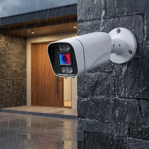 CE-Zertifizierte 4K <span class=keywords><strong>CCTV</strong></span> 8 Megapixel Bullet-Kamera PoE Festobjektiv IP66 Wasserdichte Überwachungskamera für Außenbereich mit Bewegungserkennung NVR - Product Image 1