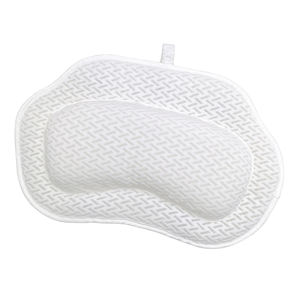 Oreiller de bain en polyester certifié OEKO-TEX pour le soutien de la <span class=keywords><strong>tête</strong></span>, du cou et du dos, antidérapant, avec ventouses puissantes, taille personnalisée acceptée - Product Image 3