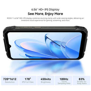 Blackview ROCK 1 สมาร์ทโฟนพันธุ์อึด หน้าจอหลัก 6.6 นิ้ว 90Hz หน้าจอรอง 2.01 นิ้ว ความจุ 8+256GB แบตเตอรี่ 15000mAh มาตรฐาน IP68 ปลดล็อคด้วยลายนิ้วมือ - Product Image 1