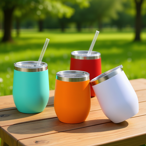 Hipdeer Stainless Steel Tumbler 300ml <b>Double</b> <b>Wall</b> Vacuum Insulated for LED Temperature Display Leak-Proof Portable Outdoor - Product Image 2