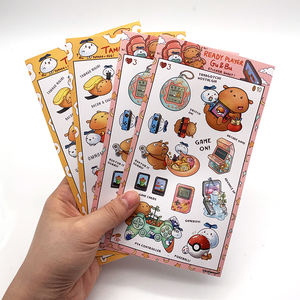 निविड़ अंधकार प्यारा सजावटी चुंबन कट Vinyl मोबाइल फोनों के लिए कस्टम लोगो लैपटॉप कार्टून कस्टम स्टिकर शीट - Product Image 3