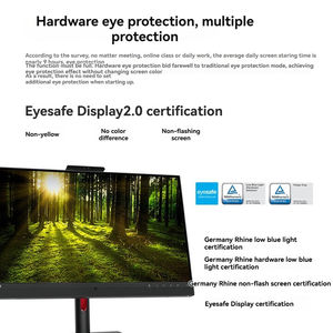 Écran de vidéoconférence <span class=keywords><strong>Lenovo</strong></span>/ThinkVision <span class=keywords><strong>27</strong></span> <span class=keywords><strong>pouces</strong></span> 2K ultra-clair, moniteur respectueux des yeux, T27hv-30, moniteur de bureau - Product Image 4