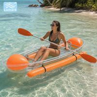 Sac flottant latéral transparent pour siège de kayak en cristal coloré avec kit complet pour photomaton, logo OEM ODM, de Chine Lumark Rotomolded