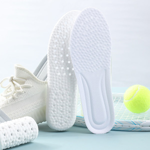 Sports Insoles EVA Breathable Cushioned <b>Shoe</b> Inserts White Black Comfortable for Men Women - Product Image 2