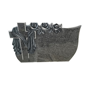 花崗岩のヨーロッパのモダンデザイン墓地の記念碑の墓石と墓石 - Product Image 2