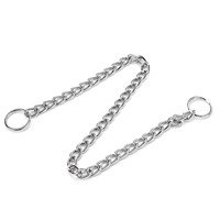 Colliers de dressage pour chien en métal, collier à étranglement pour chiens de petite, moyenne et grande taille, Pitbull, Bulldog, collier en acier inoxydable résistant, collier à glissière pour chien, collier chinois
