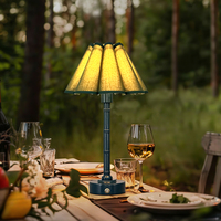 Lampe de table portable sans fil USB à base de bois naturel, petite lampe de bureau nordique, lampe de table LED tactile rechargeable moderne et luxueuse