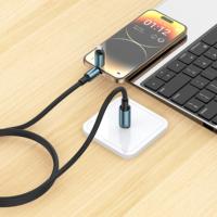 Kabel Data YooKiE EC27 120W Zinc Alloy Silicone USB-A/Type-C ke Type-C 1M