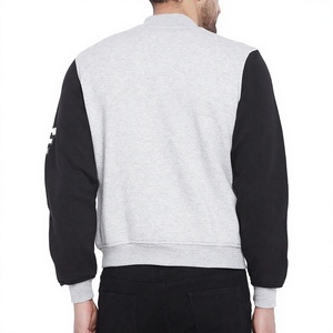 Chaqueta Varsity Personalizada de Algodón y Forro Polar, Teñida, Transpirable, Resistente al Viento, para Hombre, Ropa Urbana de Invierno, Marca Privada OEM - Product Image 5