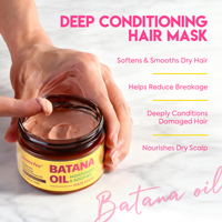 Shampooing et après-shampooing OEM/ODM, traitement capillaire à l'huile de Batana, masque capillaire anti-frisottis et réparateur en profondeur pour votre logo