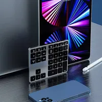 2021 מכירה לוהטת 28 מפתחות 2.4g slim אלחוטי מספריים מבנה זול מחיר מספרי מקלדת עבור מחשב נייד Tablet