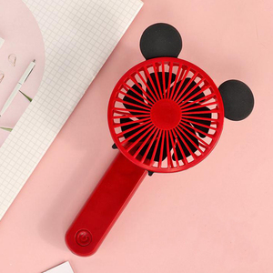 Dessin animé lapin cerf tenue pliant ventilateur Portatif Ventilateur Veilleuse Debout USB De Charge Pour <span class=keywords><strong>Jouet</strong></span> En Plein Air Activités Merchant - Product Image 4