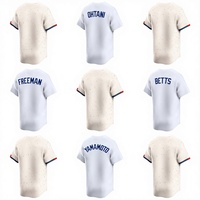 Jersey Baseball Amerika Bordir Ukuran Besar Bernapas Grosir Los Angeles Dodger 17 Shohei Ohtani 5 Freddie Freeman 50