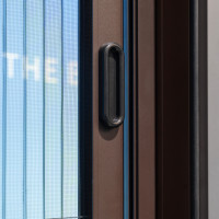Ventana Panorámica Abatible con Marco Delgado de Aluminio Moderno, Precio al por Mayor, Calificada por Energy Star, Vista Amplia, para Proyectos Comerciales