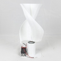 Turbine éolienne verticale micro 20w d'usine avec lumière LED pour la nouvelle énergie