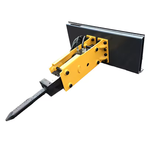 รถตักขนาดเล็กสำหรับขุดหินขุดอุปกรณ์ทำลายคอนกรีตค้อนสามเหลี่ยมเบรกเกอร์ไฮดรอลิก - Product Image 4