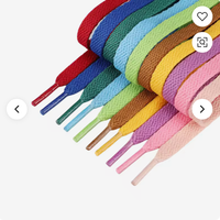 Vente directe usine – Lacets plats cirés en polyester et coton pour bottes, baskets et chaussures – Plusieurs longueurs et couleurs disponibles (par paire)