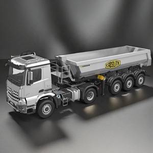 Camión Volquete RC Kabolite K5801 1:14 <span class=keywords><strong>de</strong></span> Alta Resistencia 4X4 con 3 Ejes, Elevación Eléctrica, Luces LED, Sonido <span class=keywords><strong>de</strong></span> Motor, Juguetes <span class=keywords><strong>de</strong></span> Construcción a Gran Escala - Product Image 6
